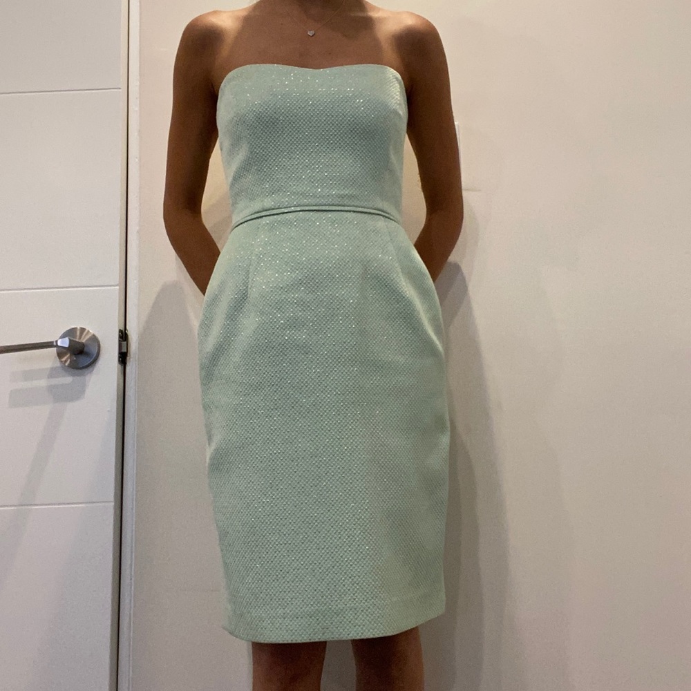 Strapless Shoshanna Elegant Cocktail Dress